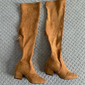 Goodnight Macaroon Over-the-Knee Suede Boots